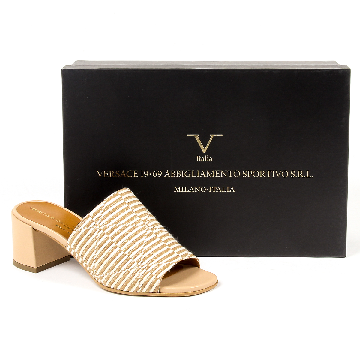 Sandalia Mujer V 1969 Italia Beige FLORENCIA
