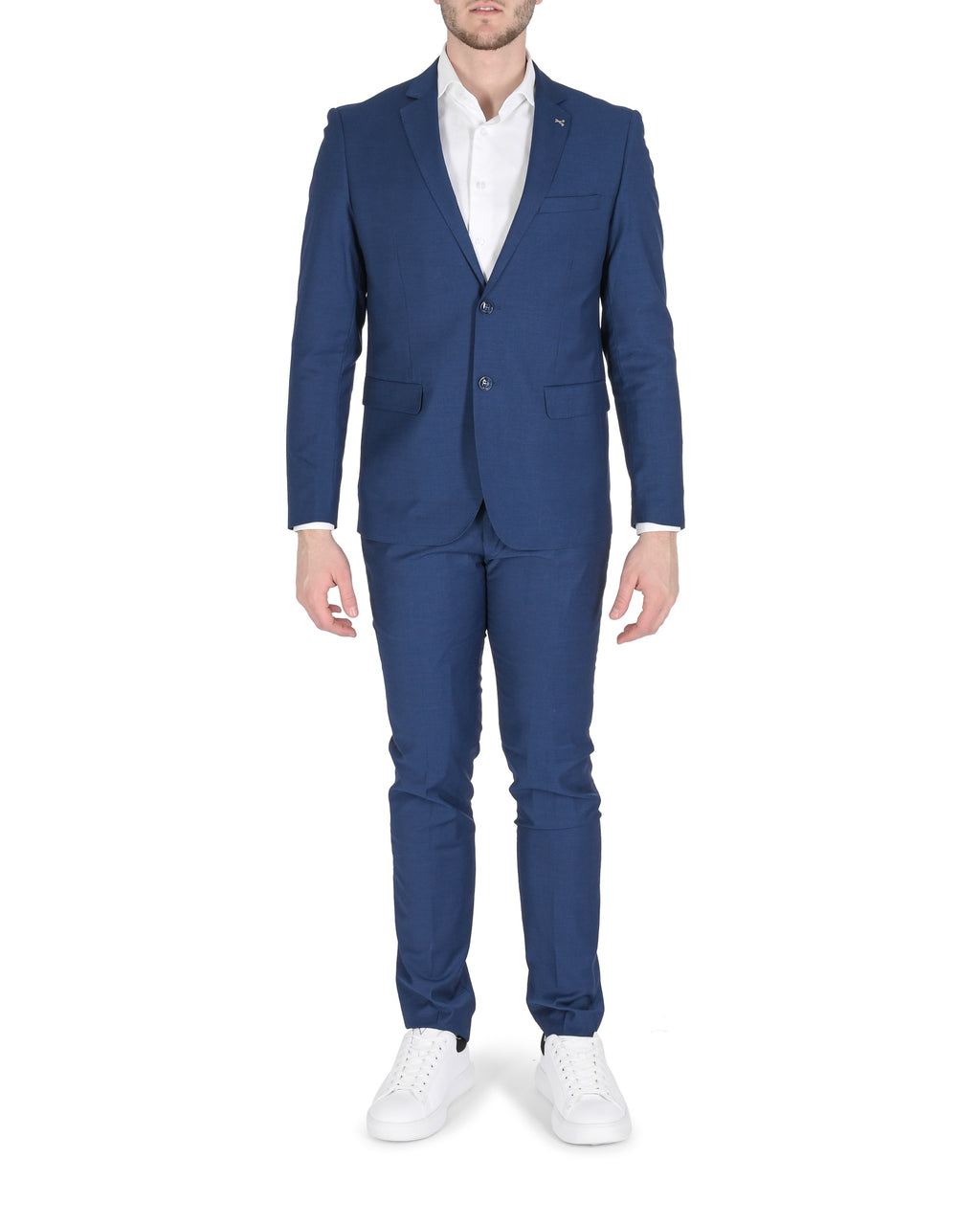 19V69 Italia Traje de hombre AZUL KENT ROYALE