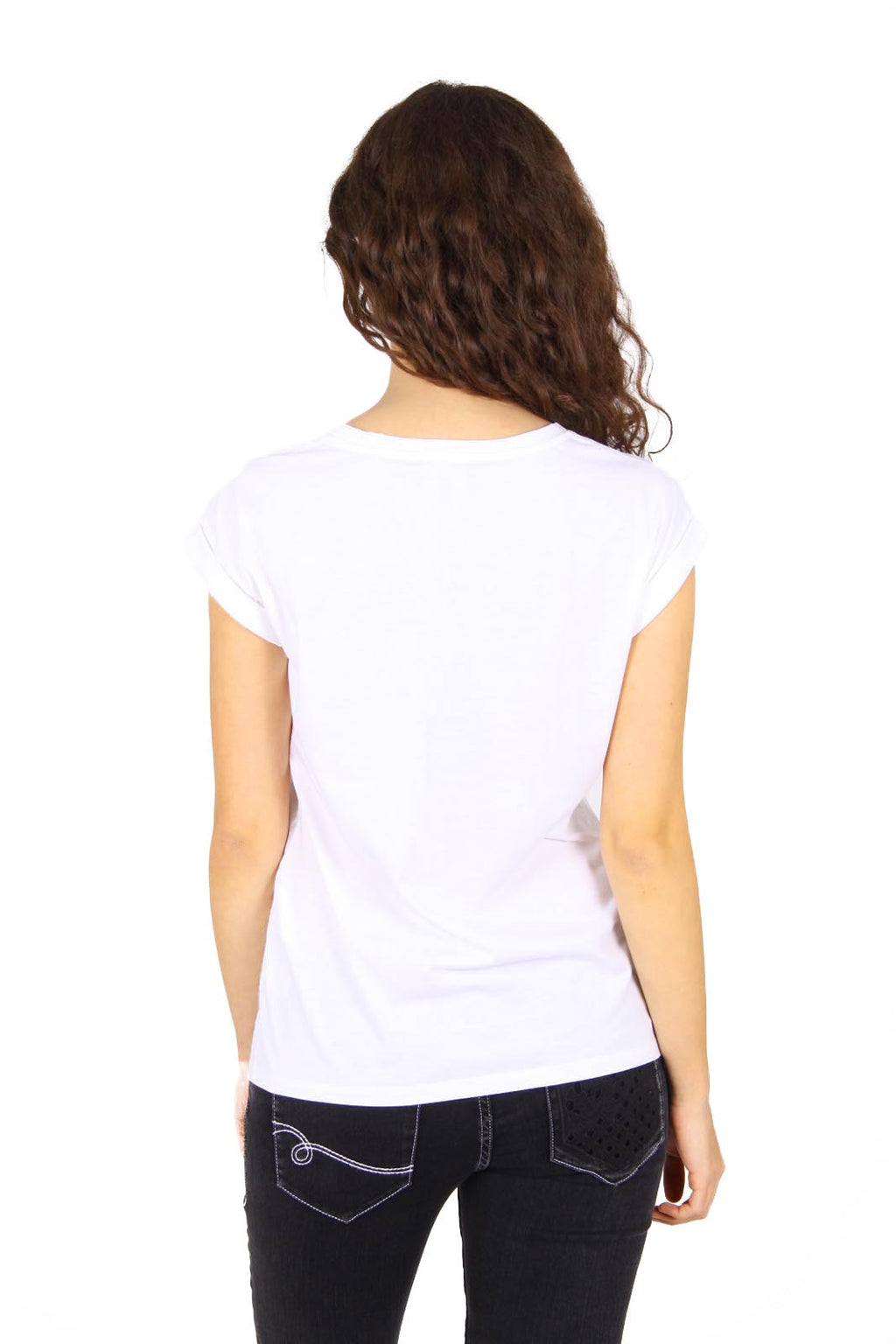 Camiseta de manga corta para mujer Emporio Armani AGH76 CZ 10