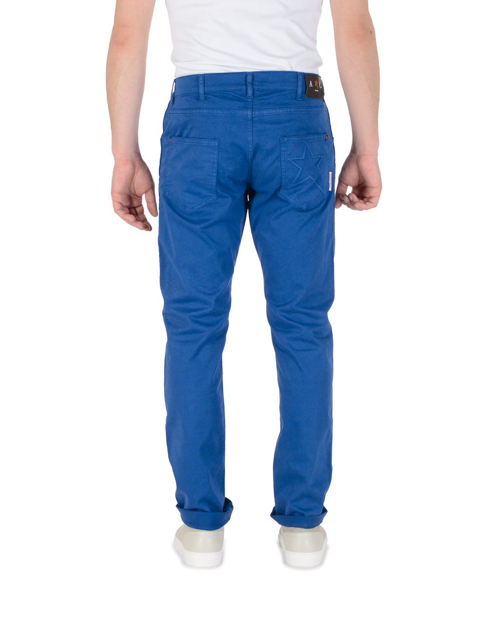 Andrew Charles Mens Trousers Regular Fit FRANK BLUE