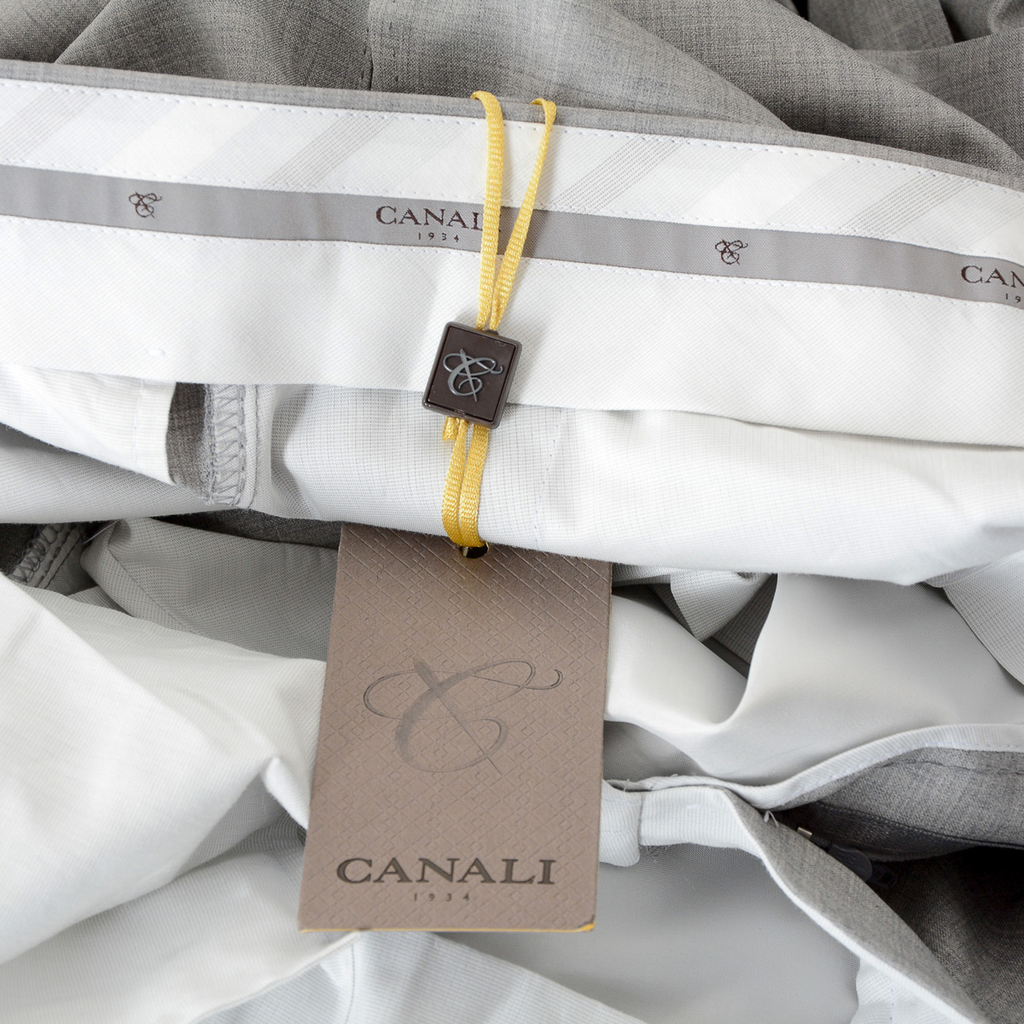 Canali Mens Pants Grey