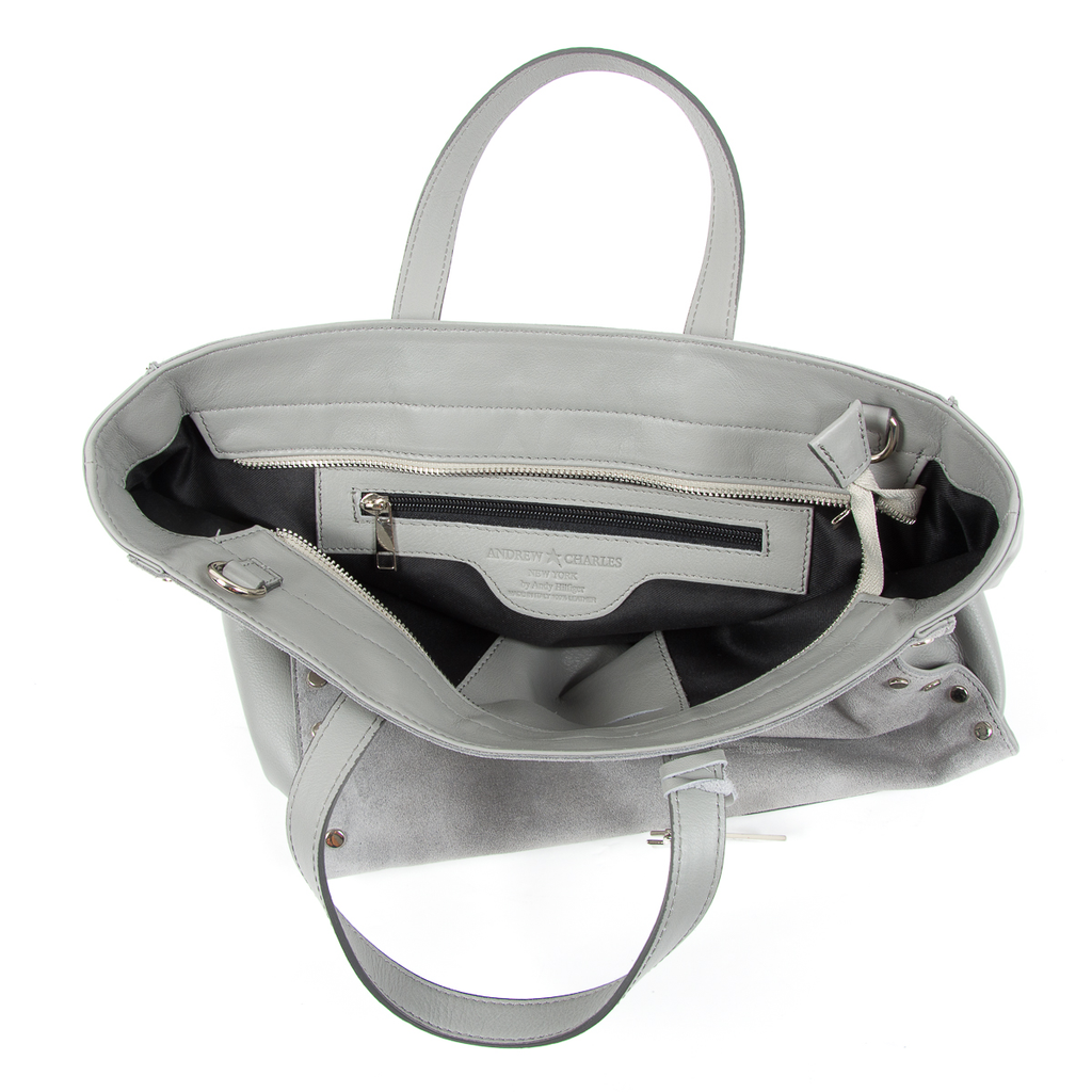 Bolso de mano Andrew Charles para mujer, gris, JENNER