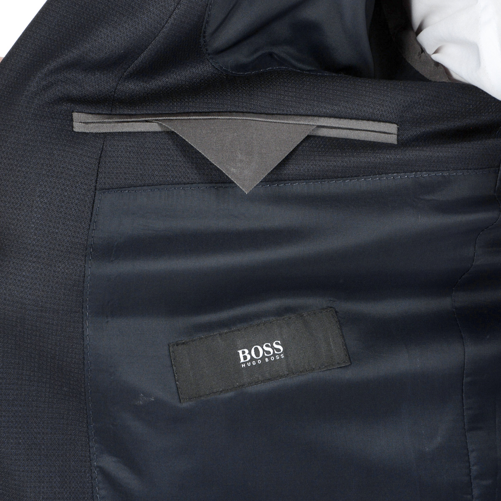 Traje Hugo Boss para hombre azul oscuro, ¡UN GRAN GENIO!