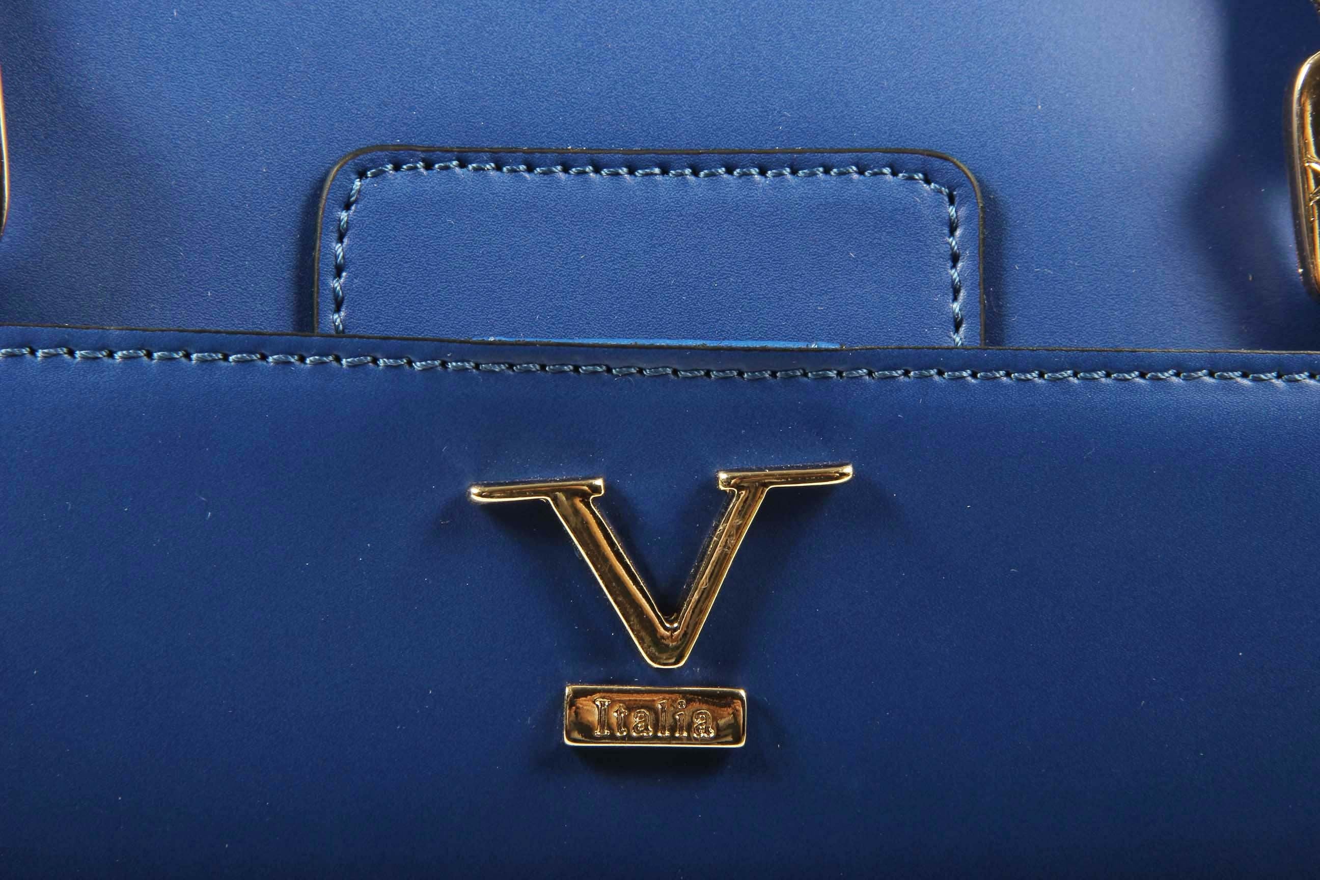 Bolso Mujer V 1969 Italia C151-52 RUGA COBALTO