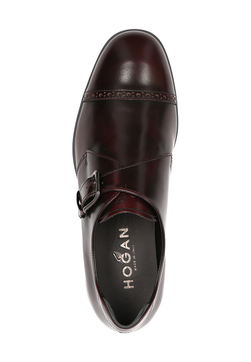 Hogan Mens Monk Strap Shoe Bordeaux HXM2090P2106Q6R810