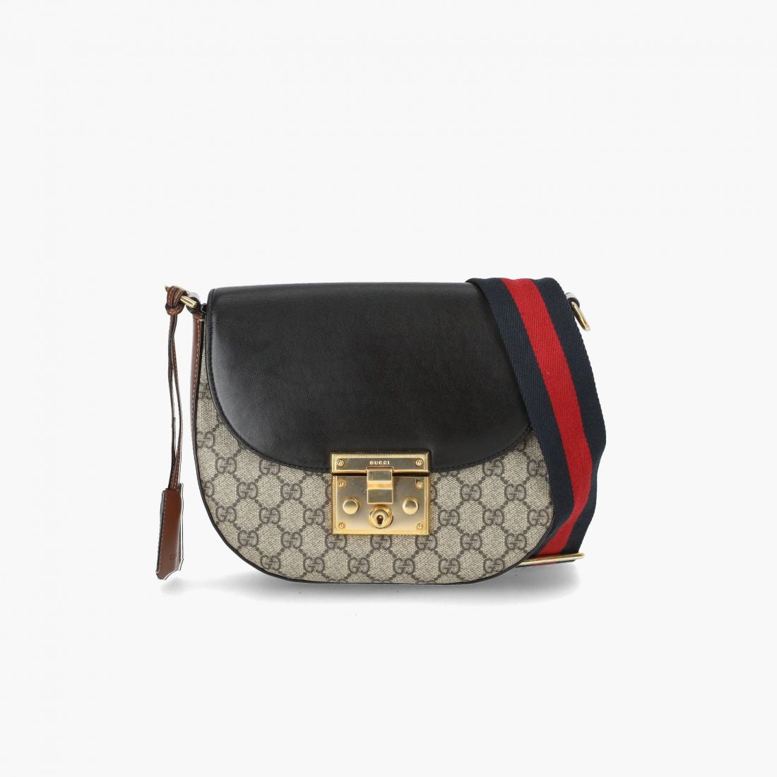 Bolso de hombro con candado y monograma GG