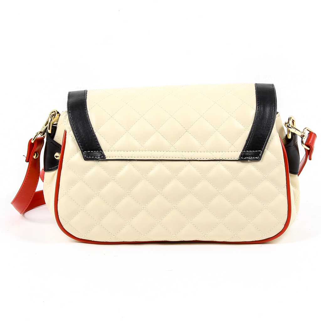 Bolso de mano para mujer Andrew Charles Beige DOMINIQUE