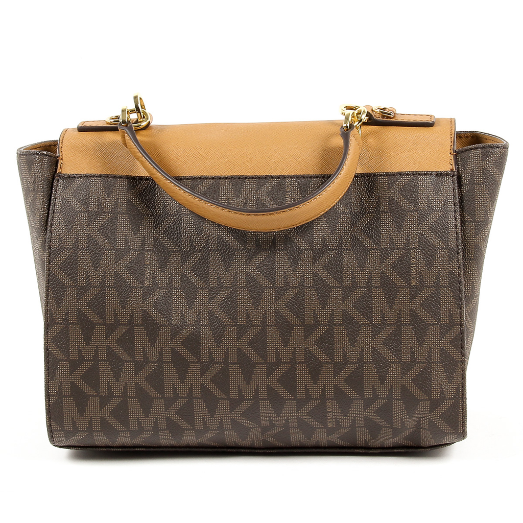 Michael Kors Womens Handbag TINA 35T7GT4S6B BRN ACORN