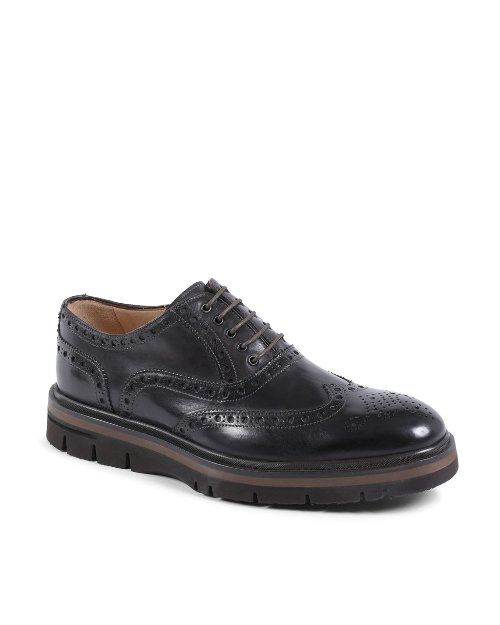 Zapatos brogue para hombre Dee Ocleppo EB129 VITELLO T MORO