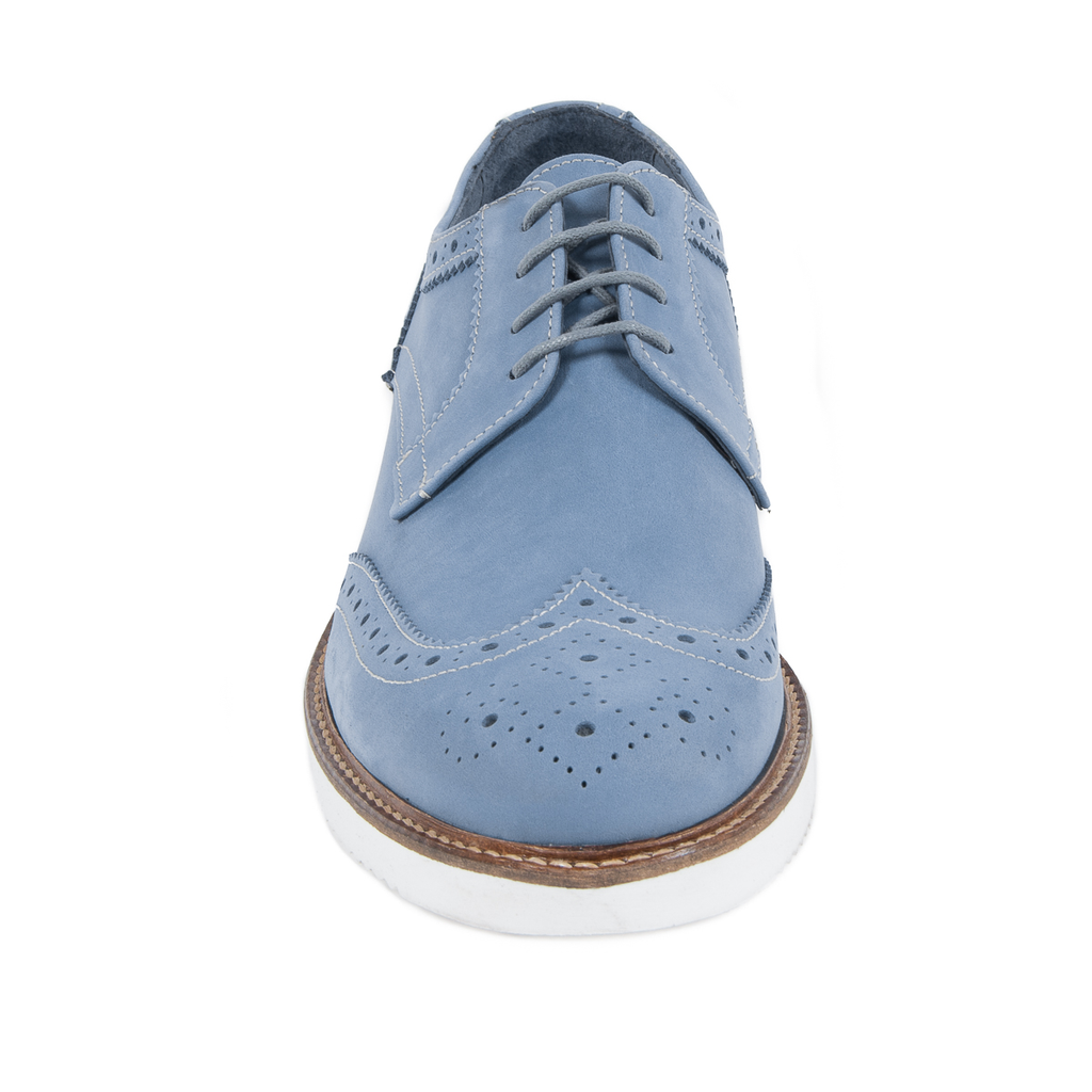 V 1969 Italia Zapato Brogue para Hombre Azul HARRY