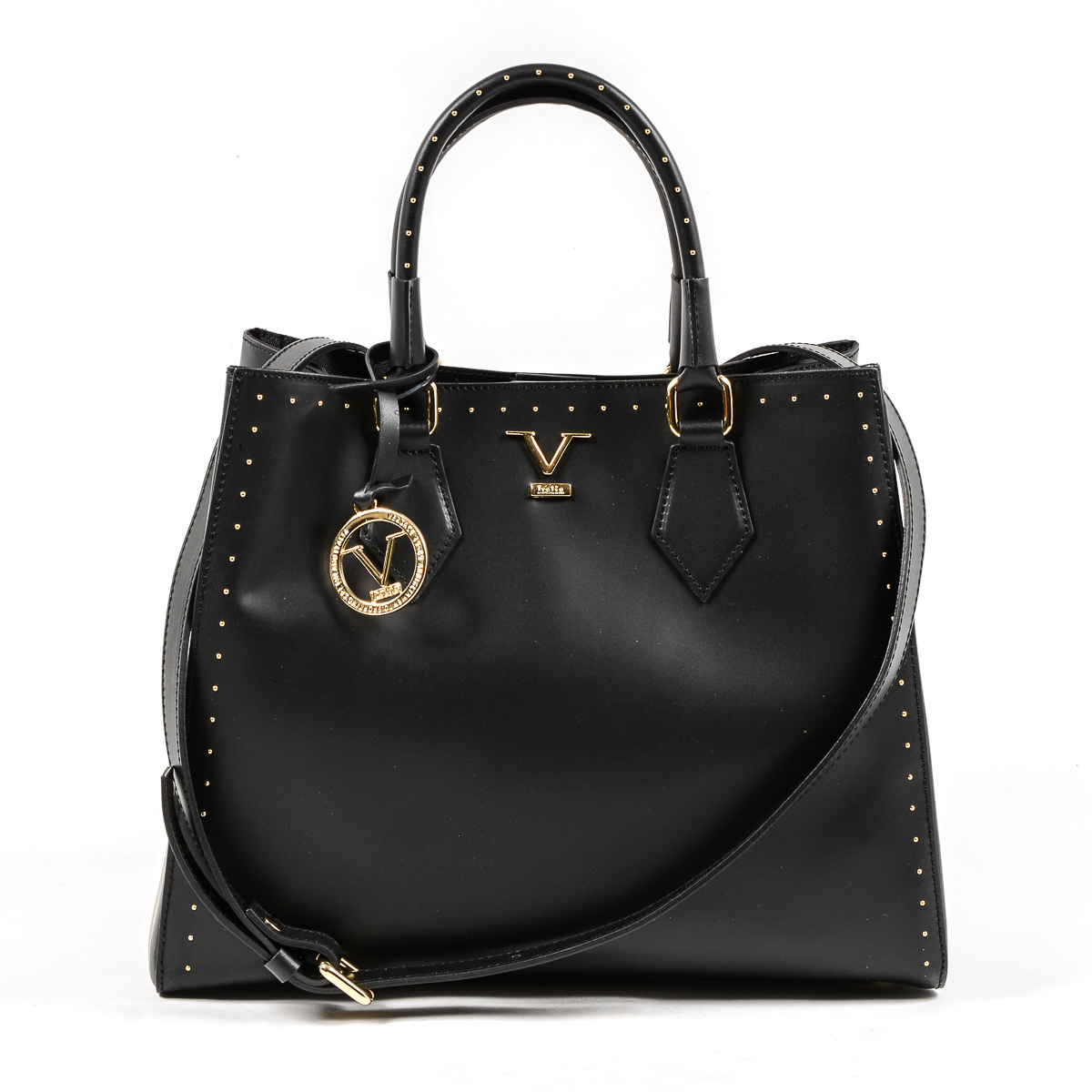 V 1969 Italia Womens Handbag Black CRETA