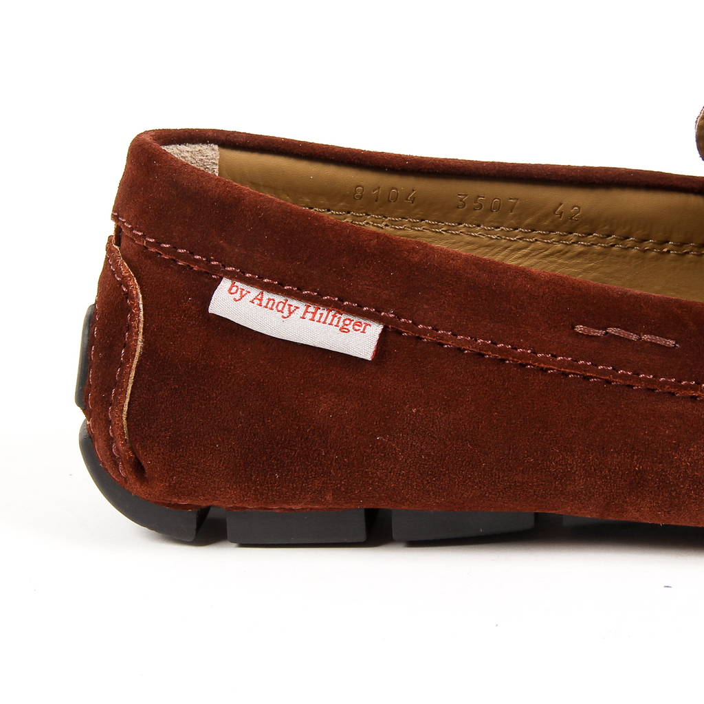 Mocasín Andrew Charles para hombre Burdeos TRON