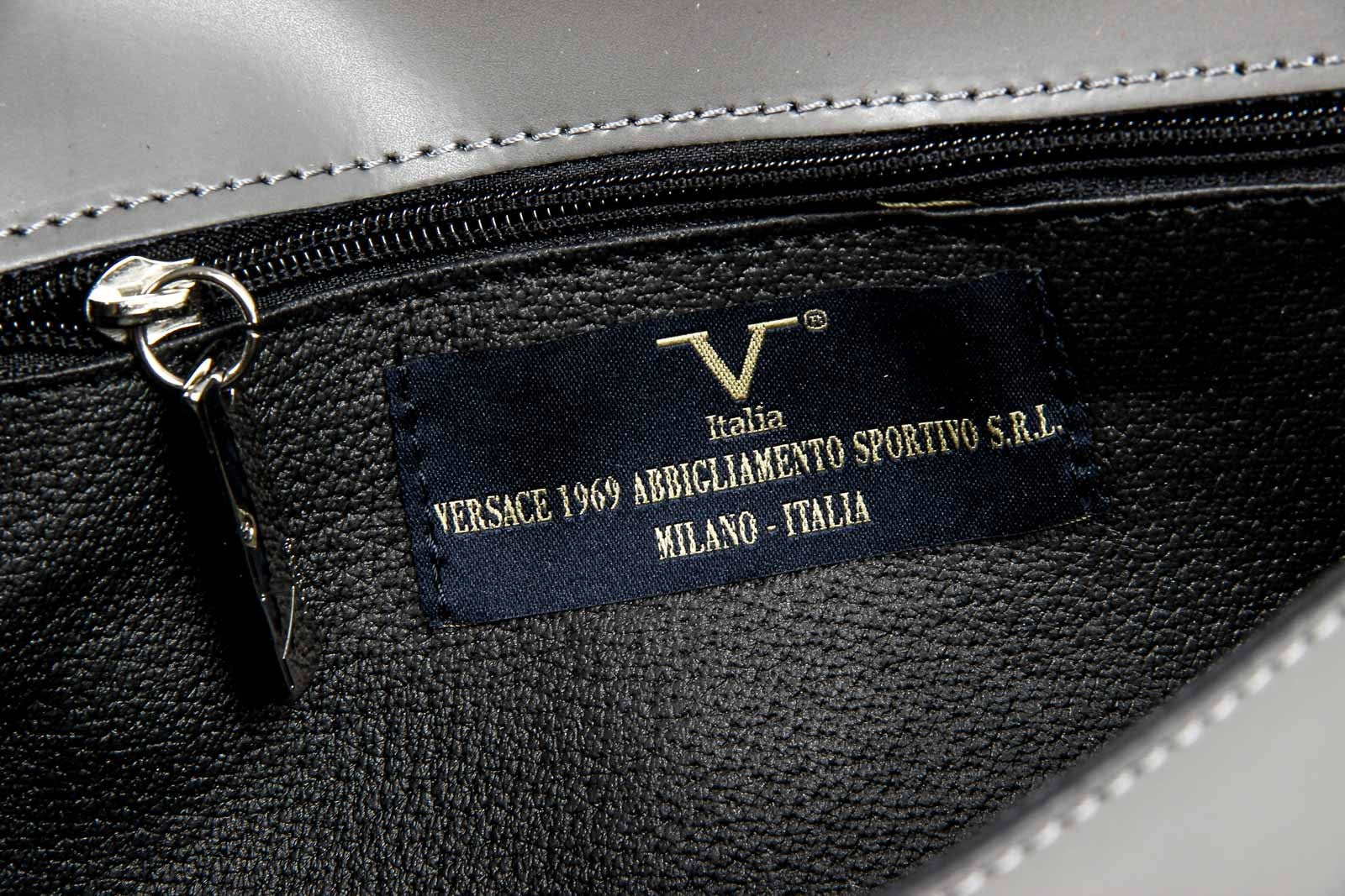 Bolso de mano para mujer V 1969 Italia V015-S RUGA GRIGIO
