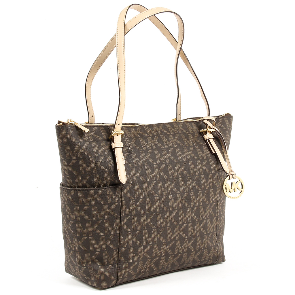 Michael Kors Womens Handbag JET SET ITEM 35T2GTTT8B BROWN