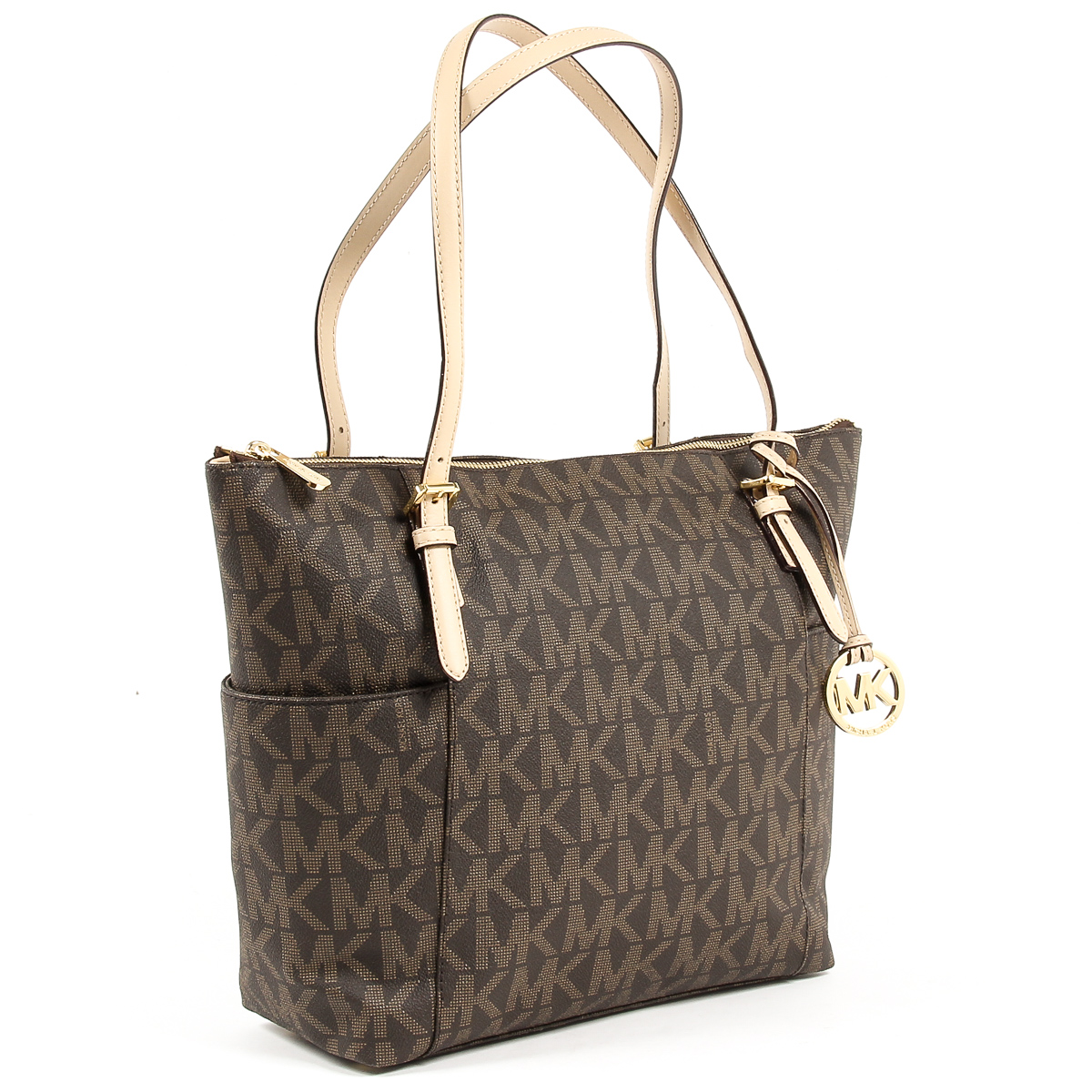 Michael Kors Womens Handbag JET SET ITEM 35T2GTTT8B BROWN