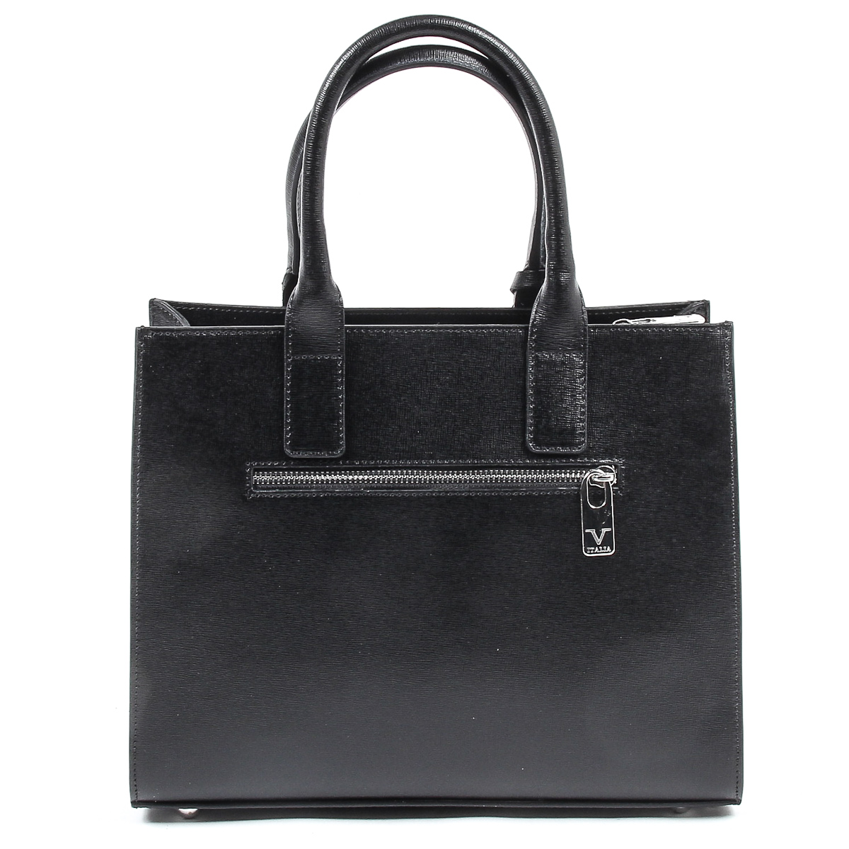 Bolso de mano para mujer V 1969 Italia V006-S SAFFIANO NERO
