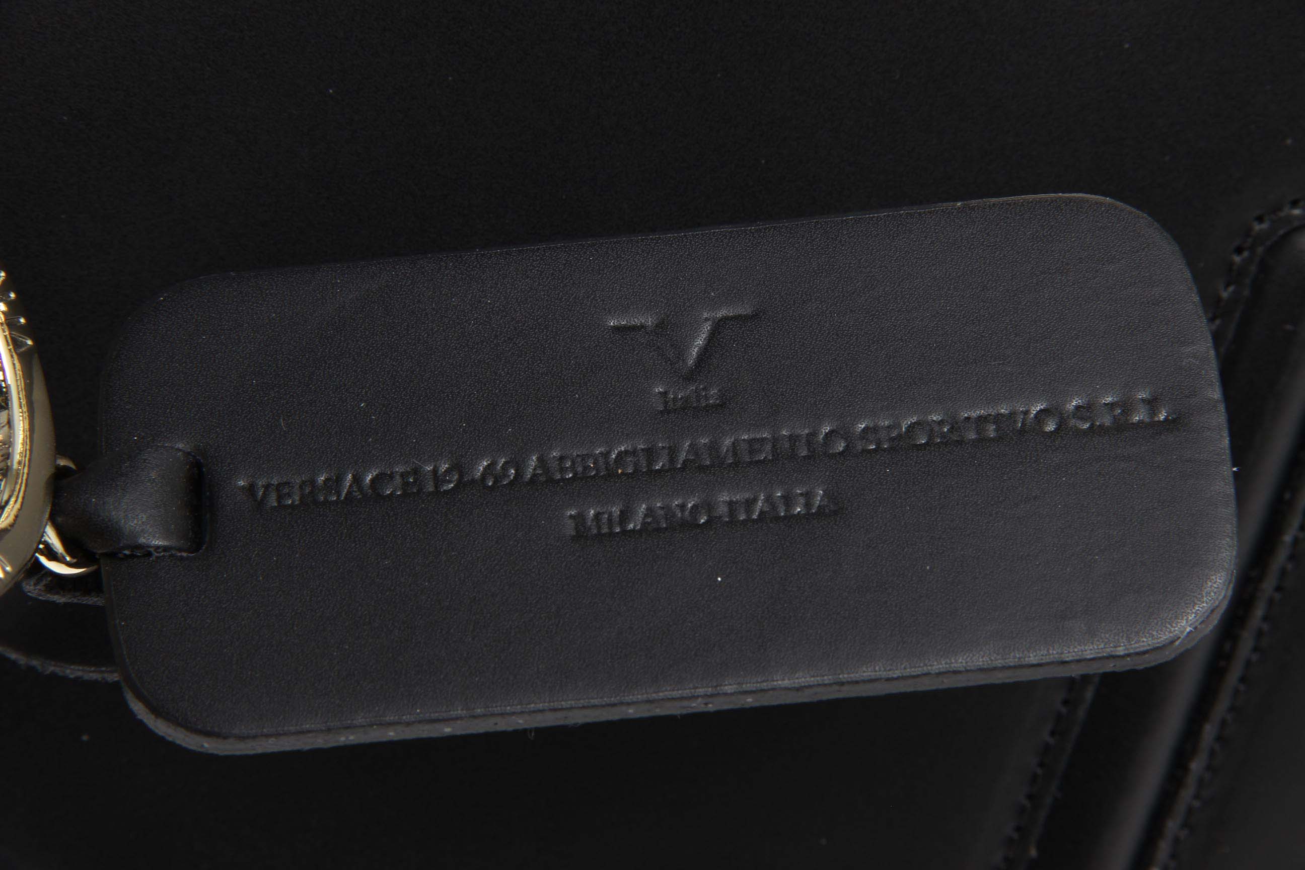 Bolso de mano para mujer V 1969 Italia V004/2 RUGA NERO