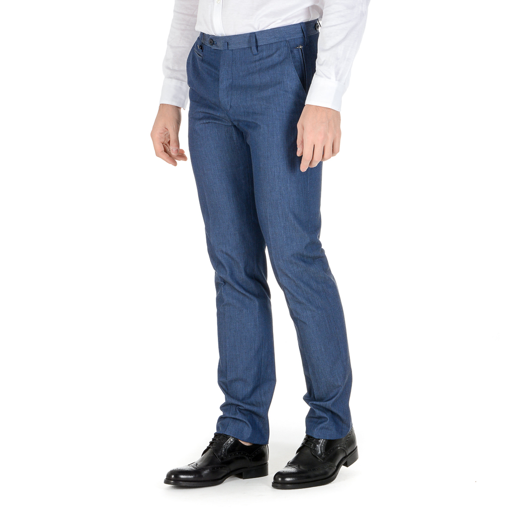 Pantalones Corneliani para hombre azul claro