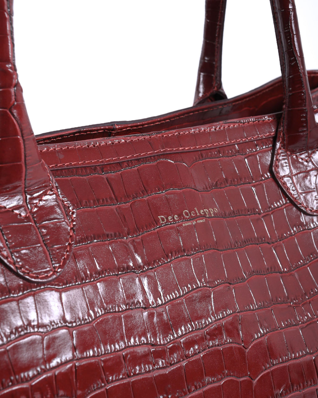Bolso de mano para mujer Dee Ocleppo EXTER BORDEAUX