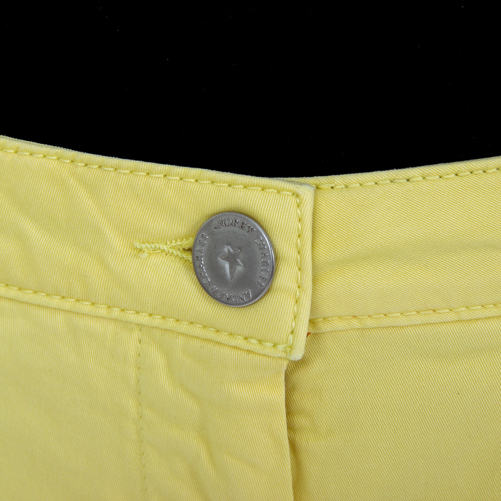 Pantalones cortos Andrew Charles para mujer amarillos SAFIA