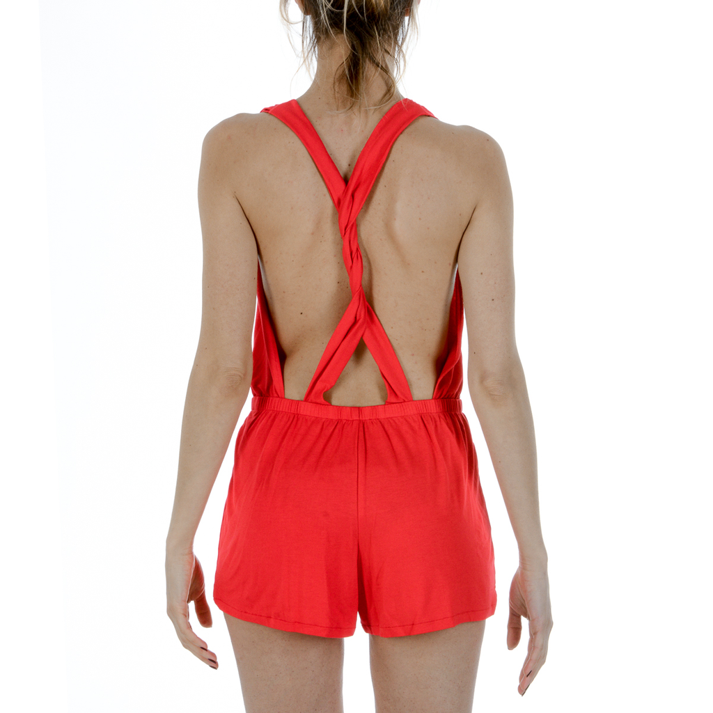 La Perla Mare Mujer Twin Set Coral