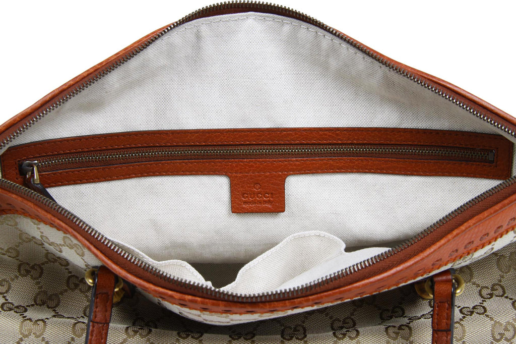 Bolso de mano Gucci para mujer Laidback Crafty con logotipo GG 339002 002123