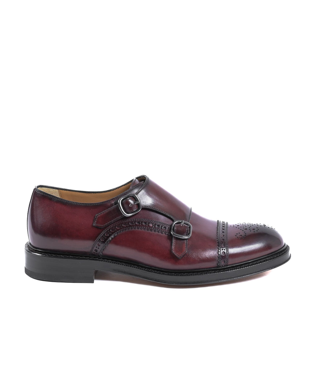 Zapatos de hebilla para hombre Dee Ocleppo F3745 VIT BORDEAUX LUC NICOL
