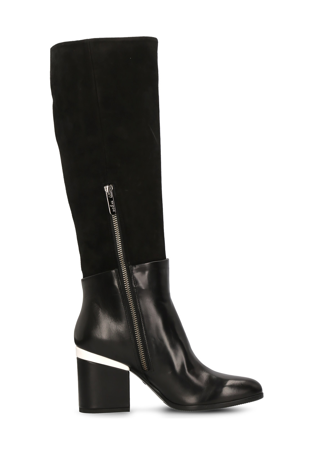 Bota alta Hogan para mujer, color negro, HXW2380O942QQ52B999
