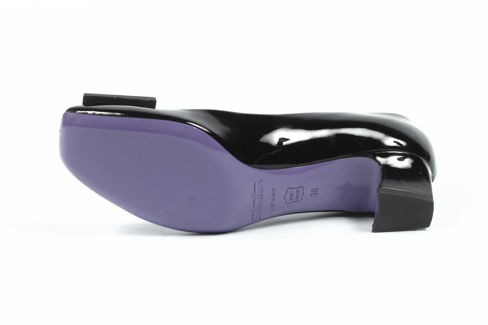 Bailarina de mujer Sebastian Milano S3526VGP VERN NERA+STRASS VIOLETTO