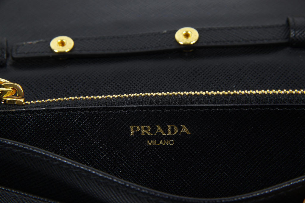 Bolso de mano Prada 1MT437 Nero Saffiano Metal