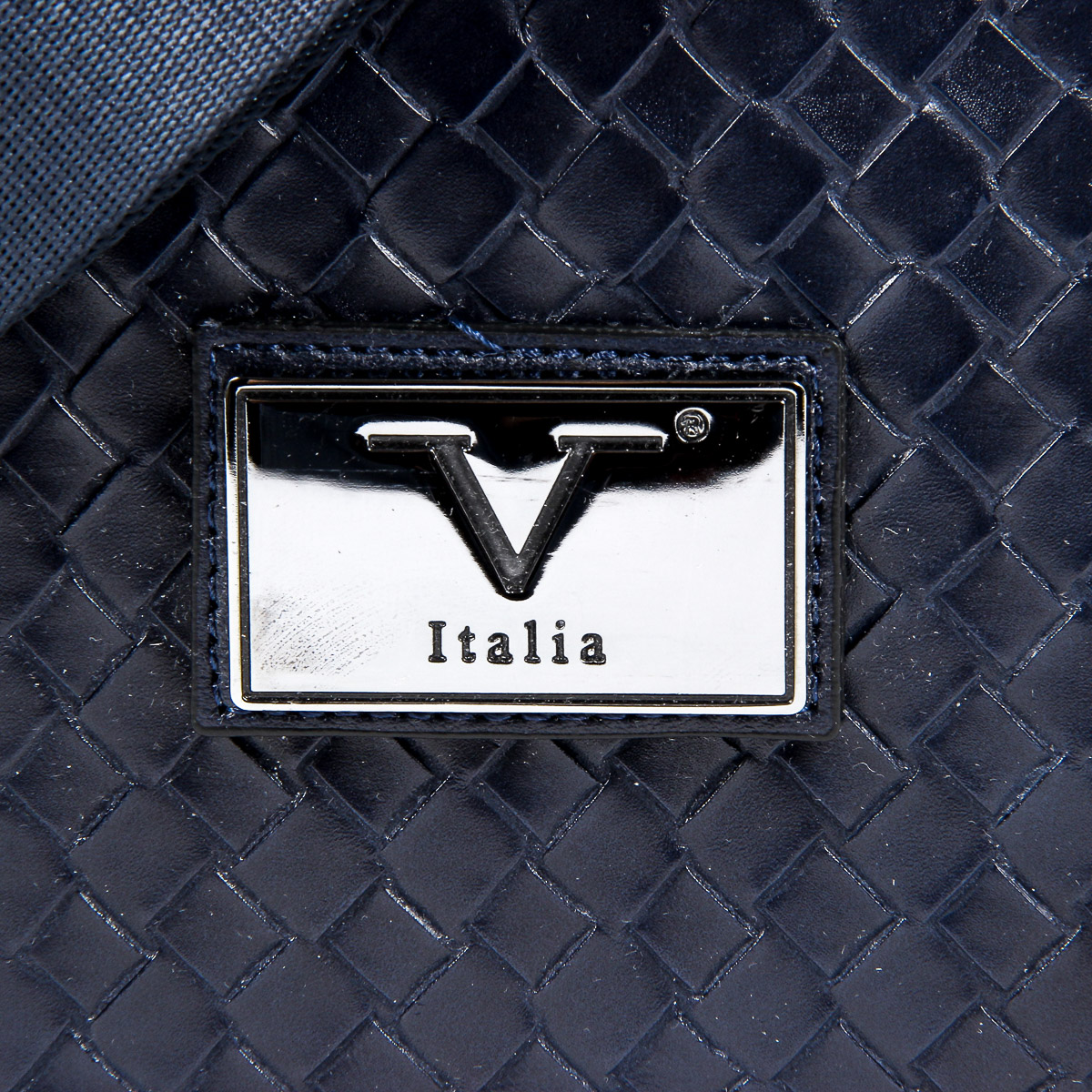 Bolso de mano para hombre V 1969 Italia Azul LEROY