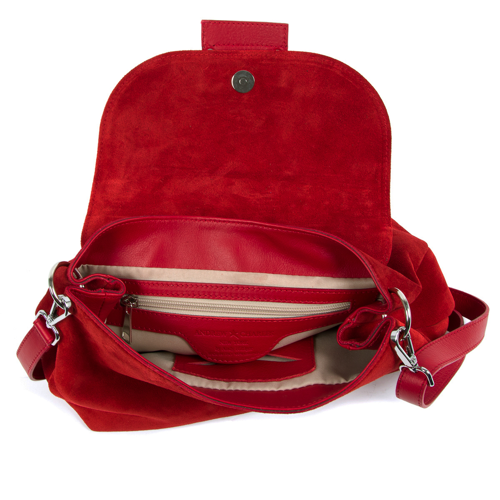 Bolso de mano para mujer Andrew Charles rojo ROSS