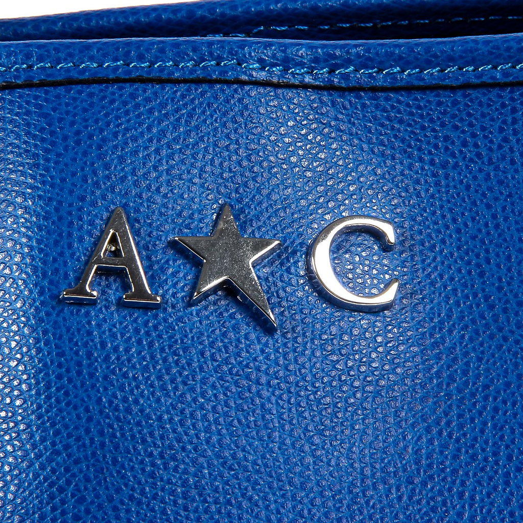 Andrew Charles Womens Handbag Blue ETHEL