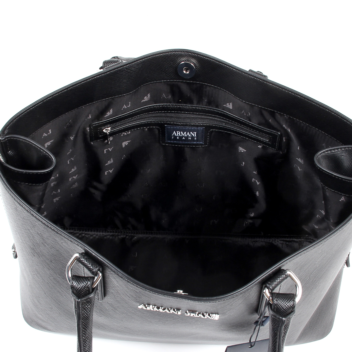 Bolso de mano para mujer Armani Jeans, negro, 922166 7P756 00020