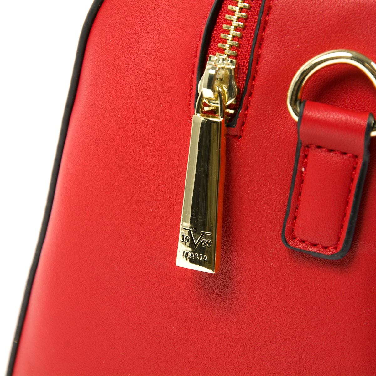 Bolso de mano para mujer V 1969 Italia rojo CLAIRE