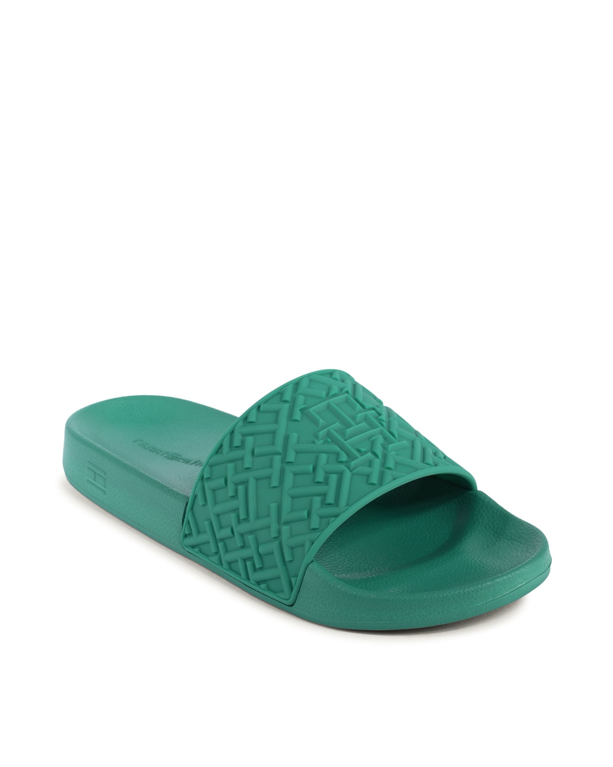 Sandalias Tommy Hilfiger para mujer, color verde, FW0FW06987L4B