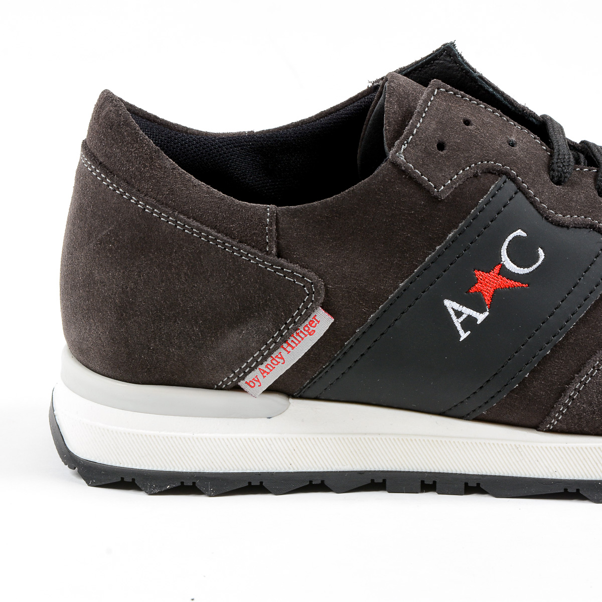 Andrew Charles Mens Sneaker Dark Grey LENNY