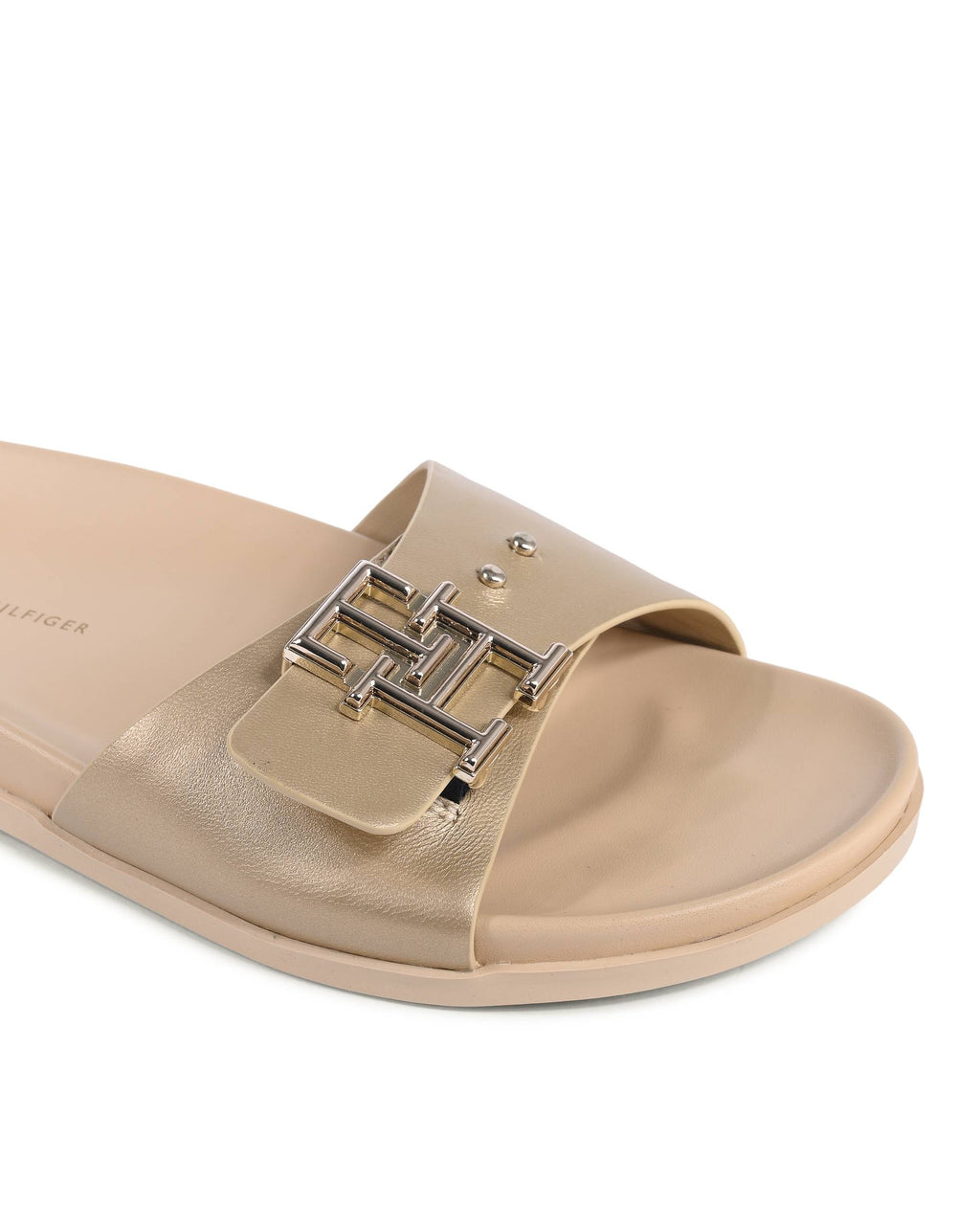 Sandalias Tommy Hilfiger para mujer doradas FW0FW079470HS