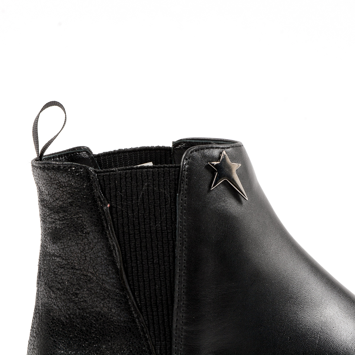Andrew Charles Womens Ankle Boot Black CHRISTINA