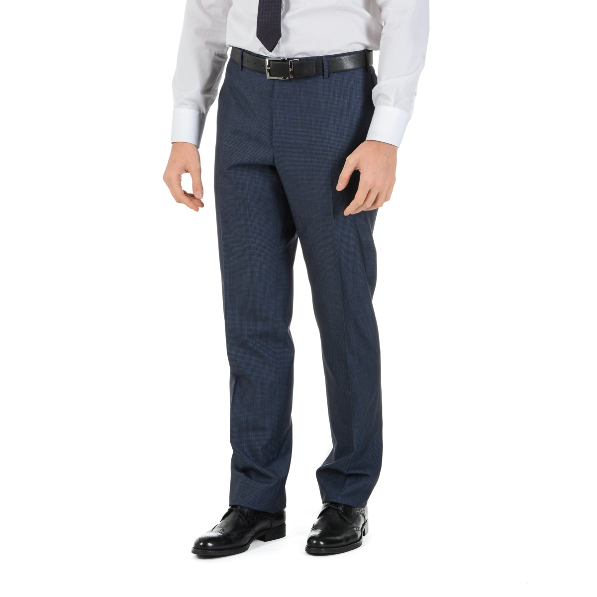 Corneliani Mens Suit Long Sleeves Dark Blue Super 130's