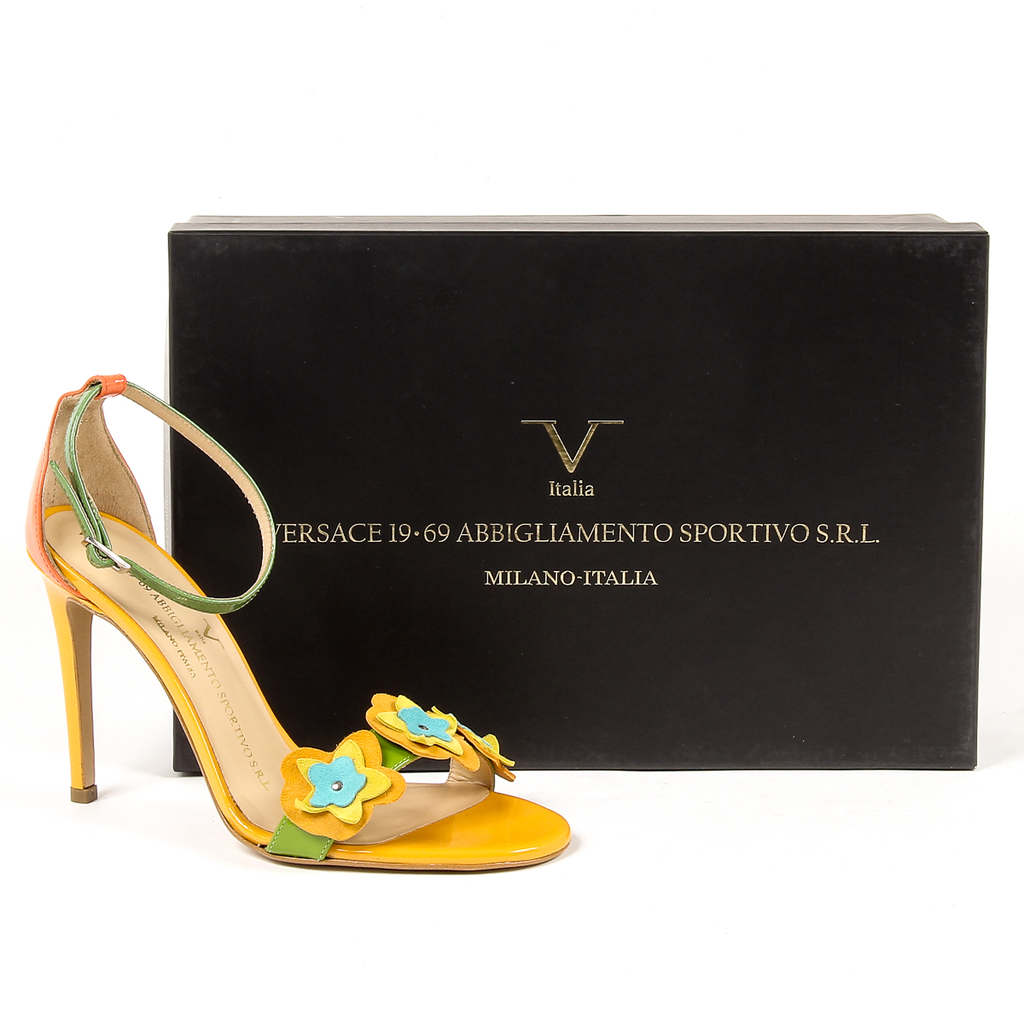 V 1969 Italia Sandalia de tira al tobillo para mujer Multicolor CATALINA