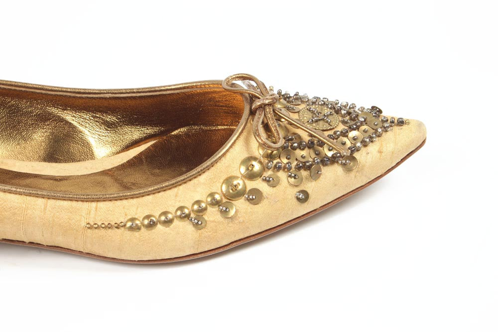 Bailarina de mujer Sebastian Milano 2255 GOLD