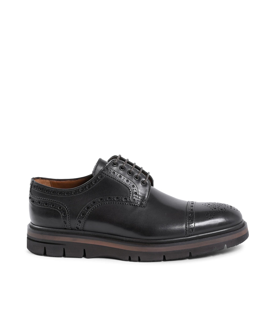 Zapatos brogue para hombre Dee Ocleppo EB132 VITELLO T MORO