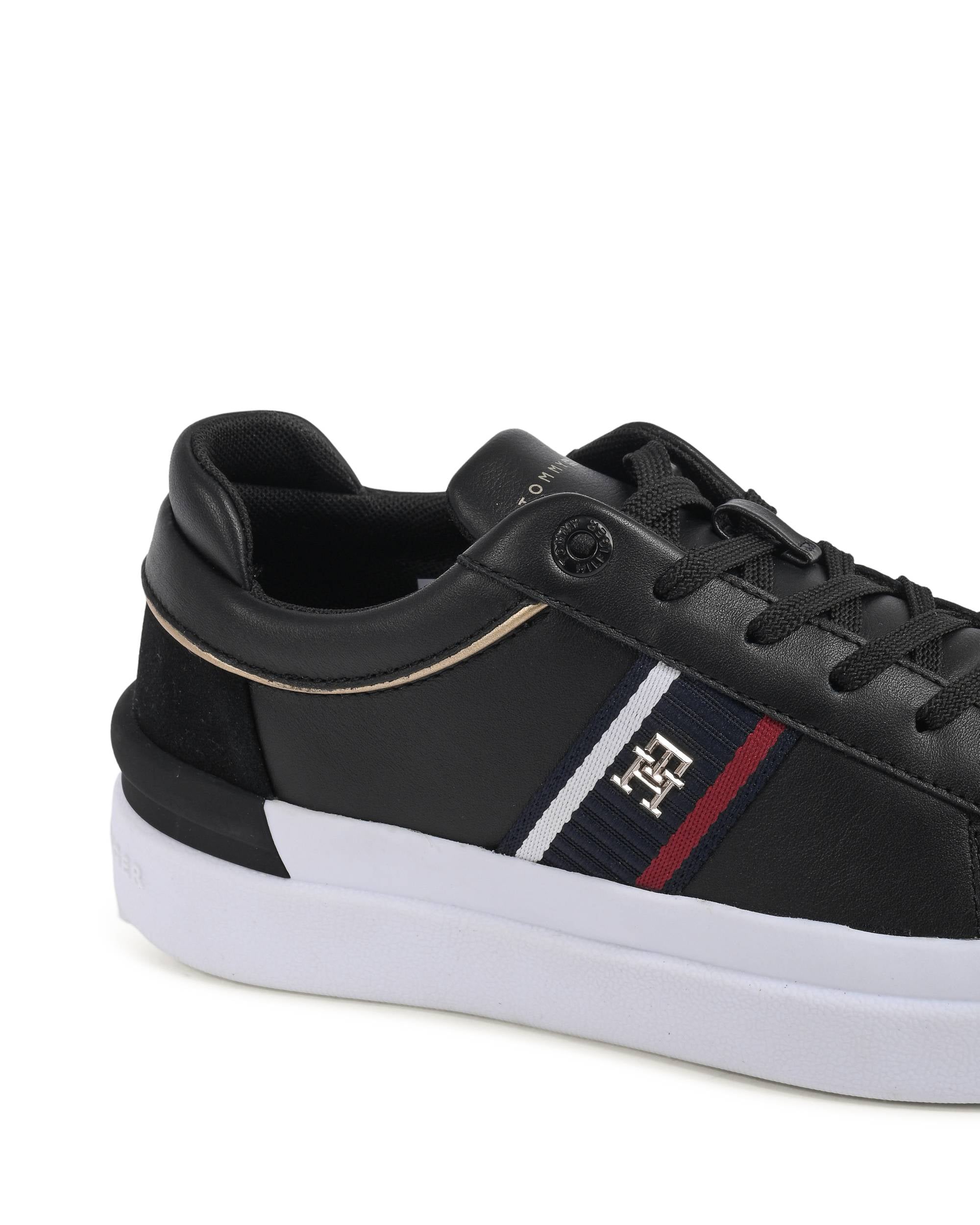 Zapatillas Tommy Hilfiger para mujer negras FW0FW07387BDS