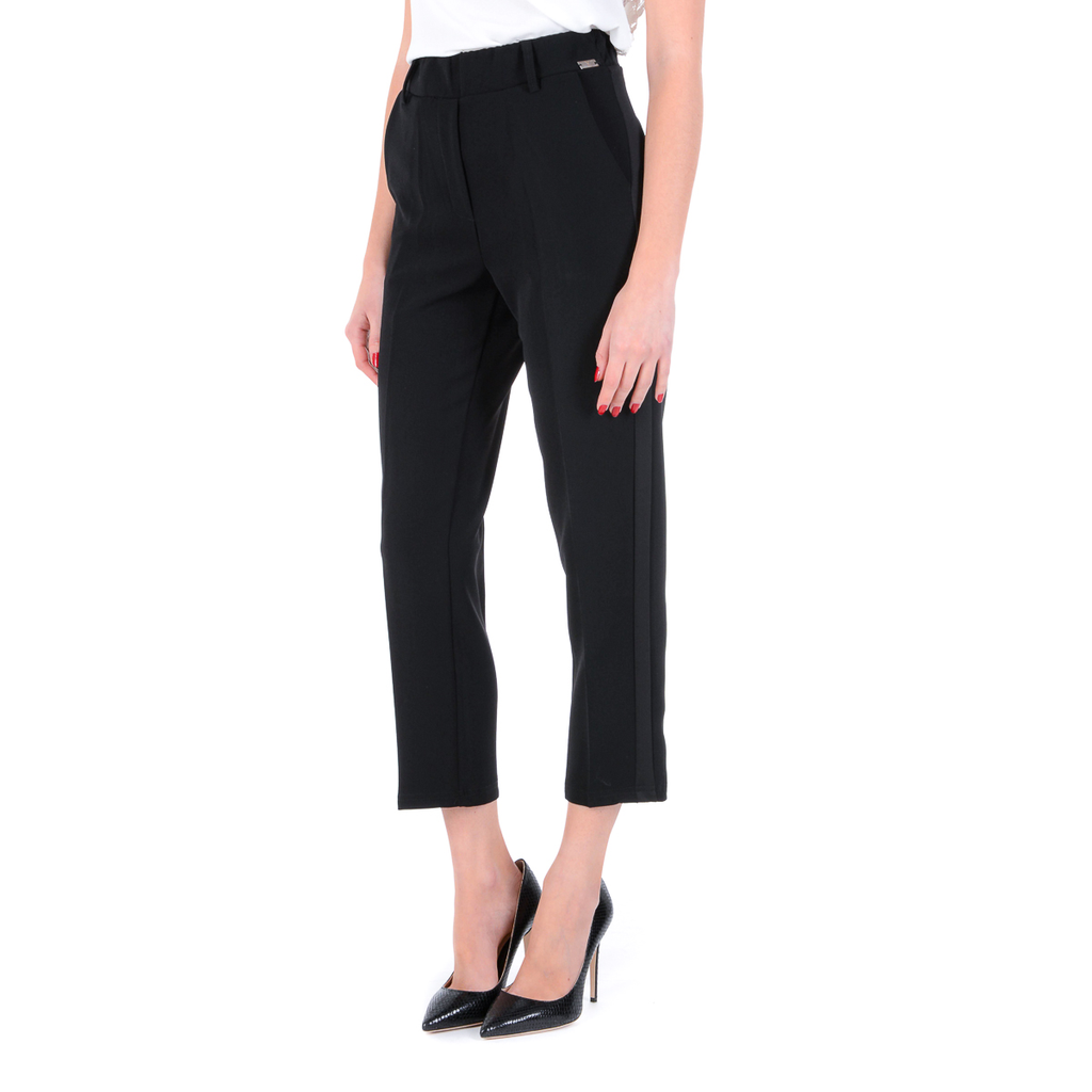 Pantalones de mujer V 1969 Italia Negro CLELIA