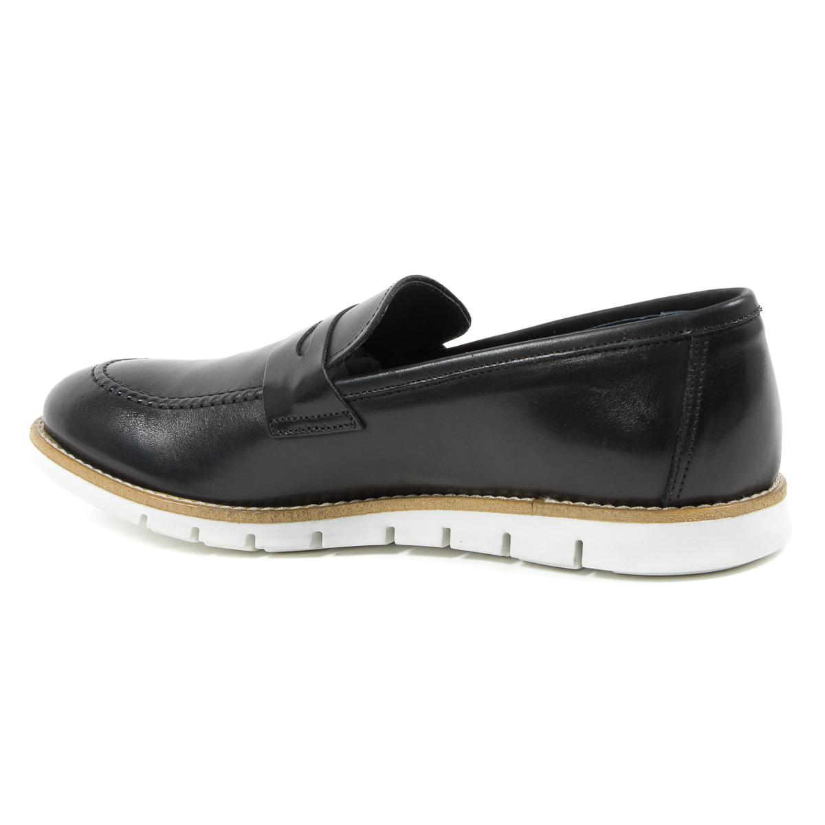 Mocasines Andrew Charles para hombre, color negro, SEAN