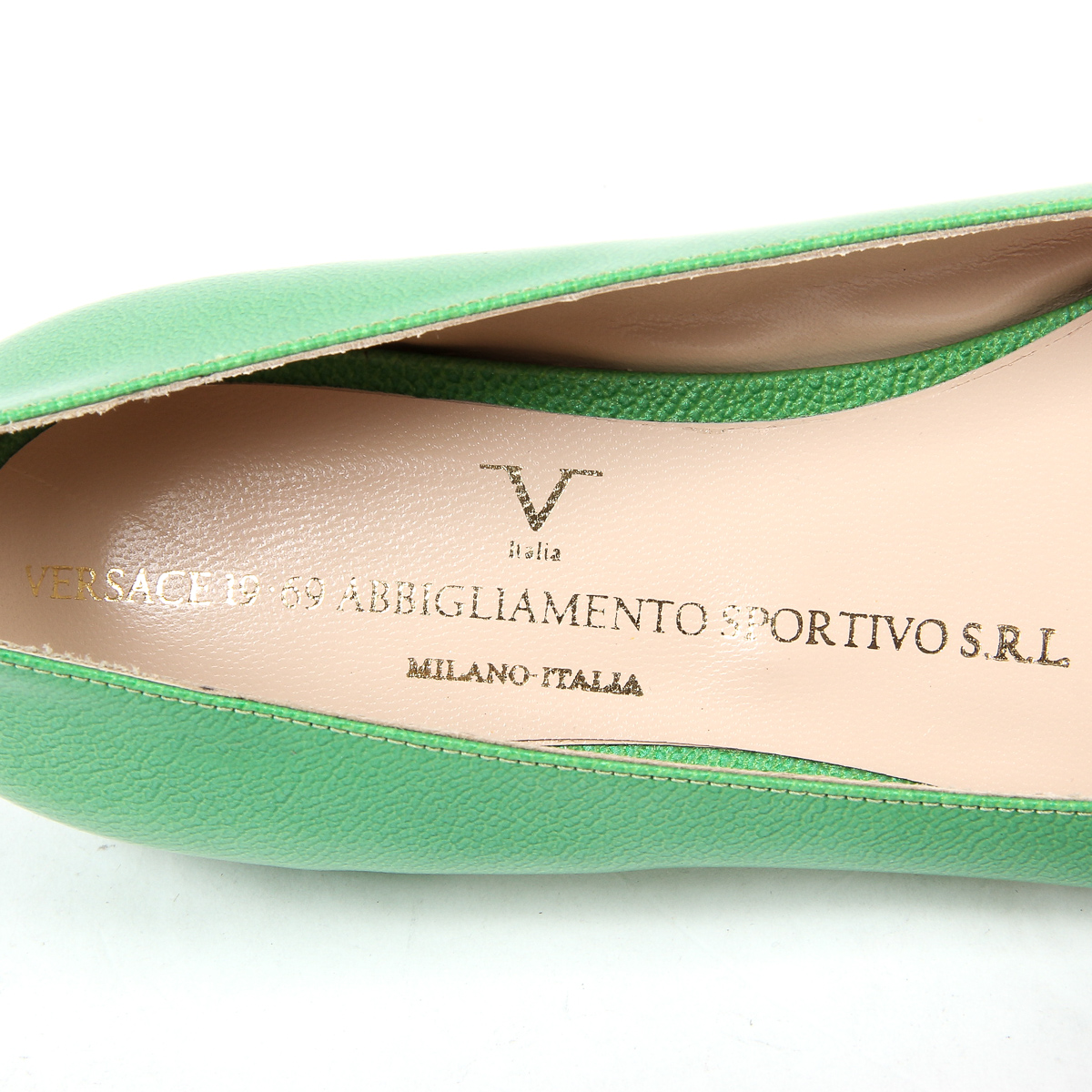 V 1969 Italia Womens Ballerina Green CHIARA