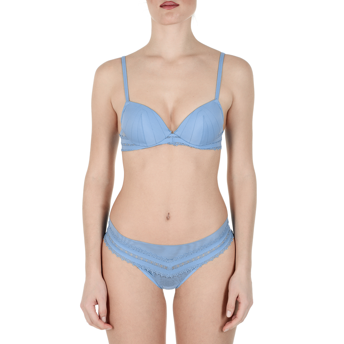 La Perla Womens Slip Light Blue