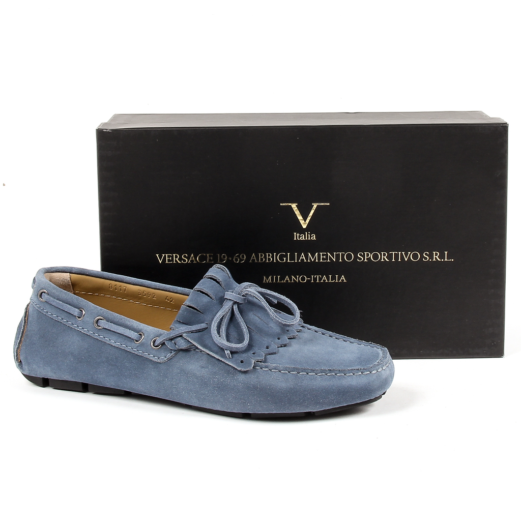 V 1969 Italia Mocasín para hombre Azul GABRIEL