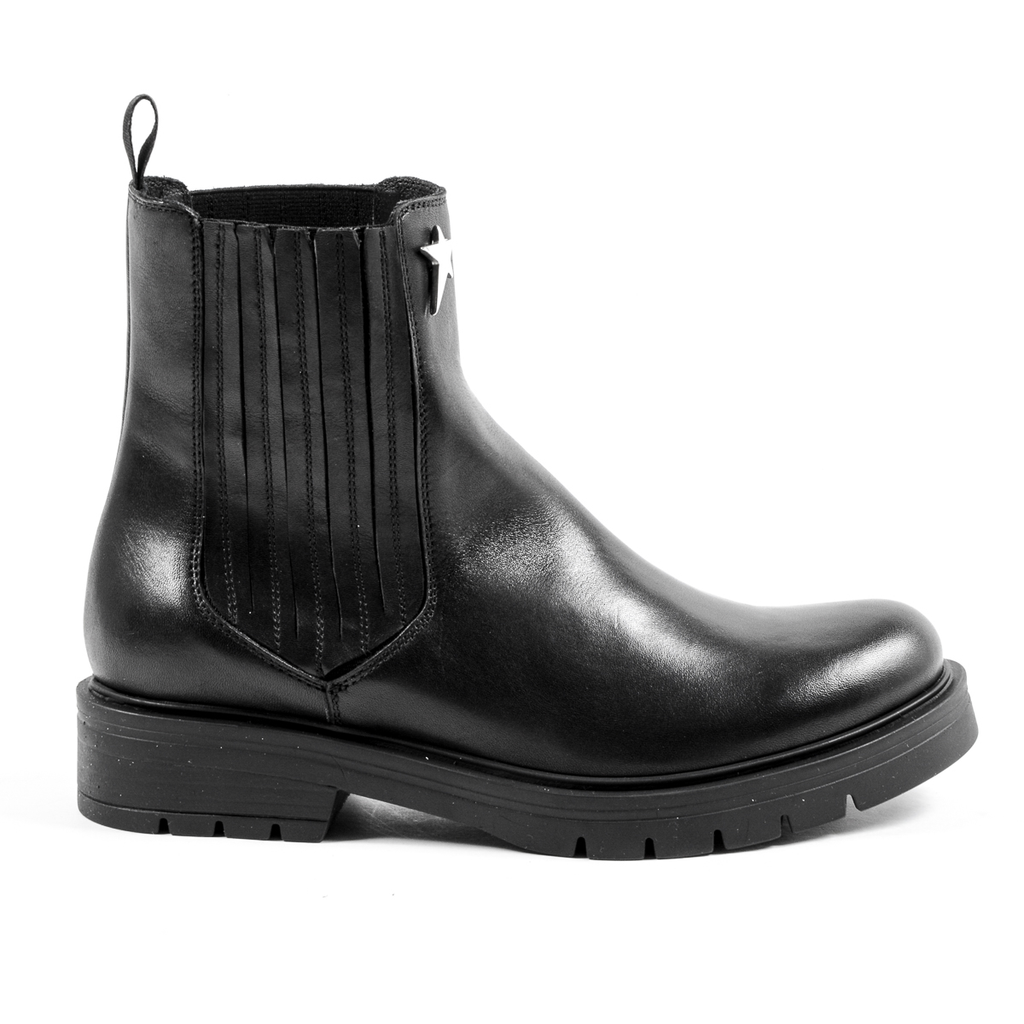 Andrew Charles Womens Ankle Boot Black HAYLEY